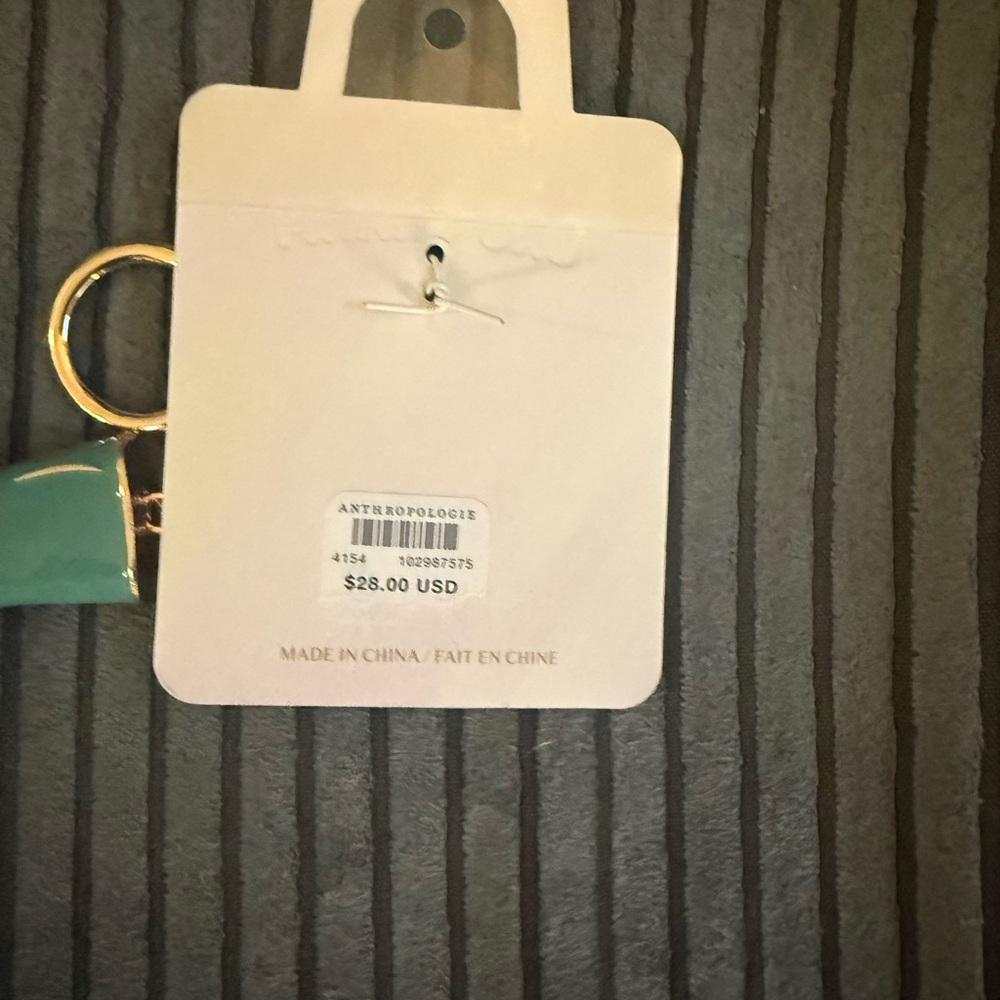 NWT Anthropology Teal Boot Bag Charm - Picture 7 of 7
